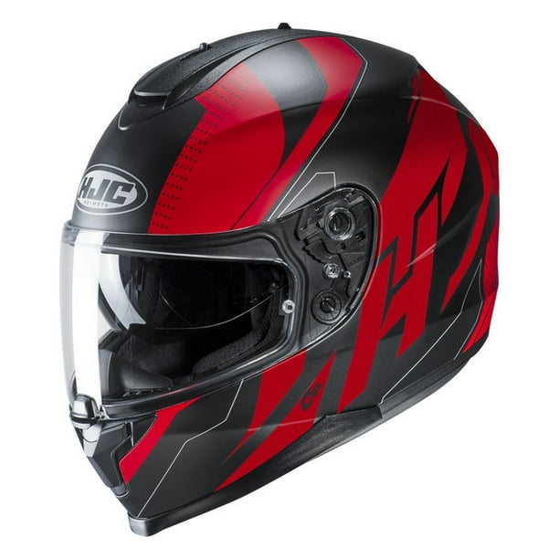 Matte Black/Red, X-Large HJC Helmets Unisex-Adult C70 Full Face Helmet Matte Black/Red, X-Large HJC Helmets Unisex-Adult C70 Full Face Helmet